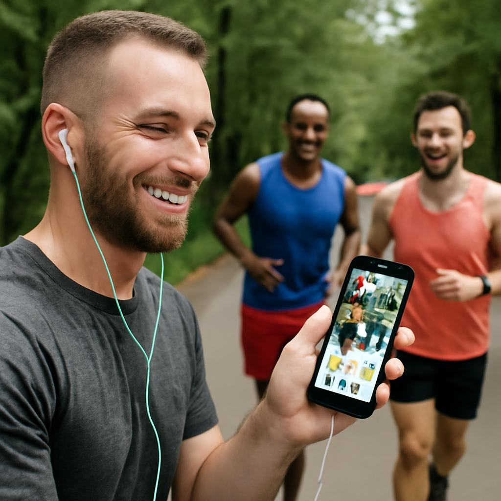 app amizade para praticantes de corrida em grupo