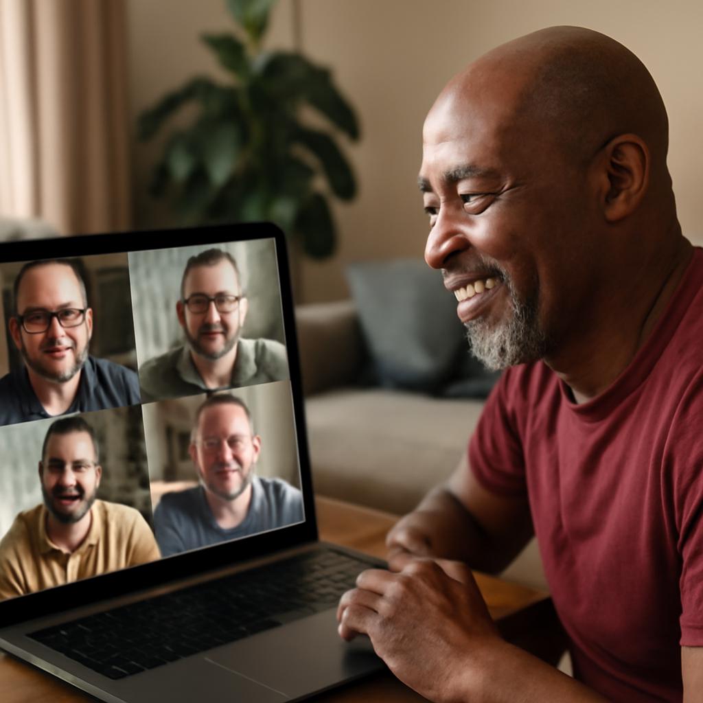 grupo online de amizade para maiores de 40
