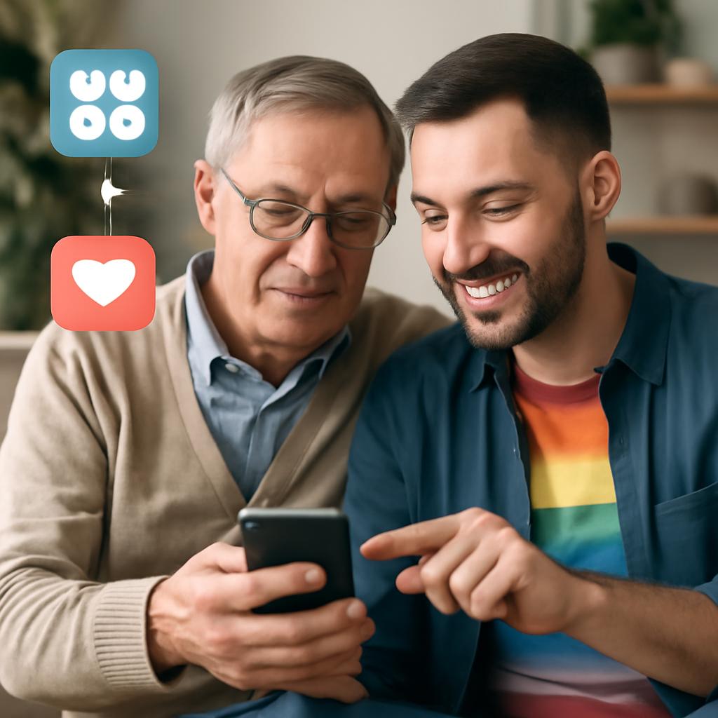 aplicativos para conexão de pais e filhos adultos