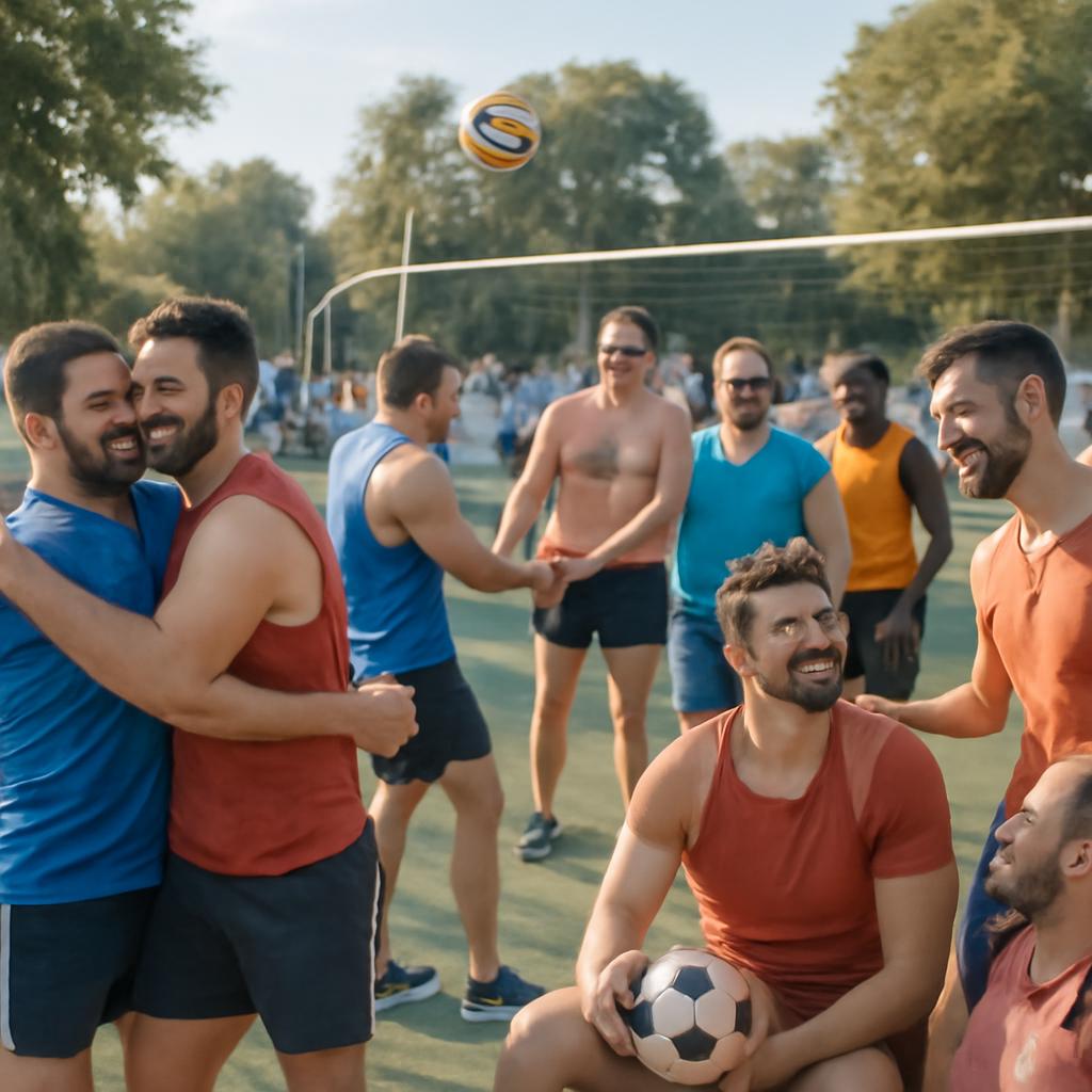 eventos esportivos para socialização de adultos