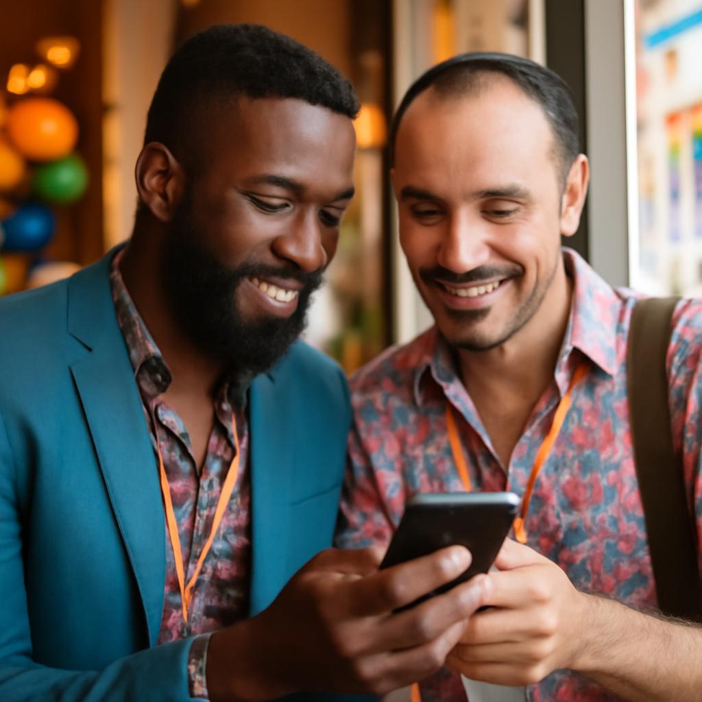 aplicativo para amizade entre organizadores de eventos