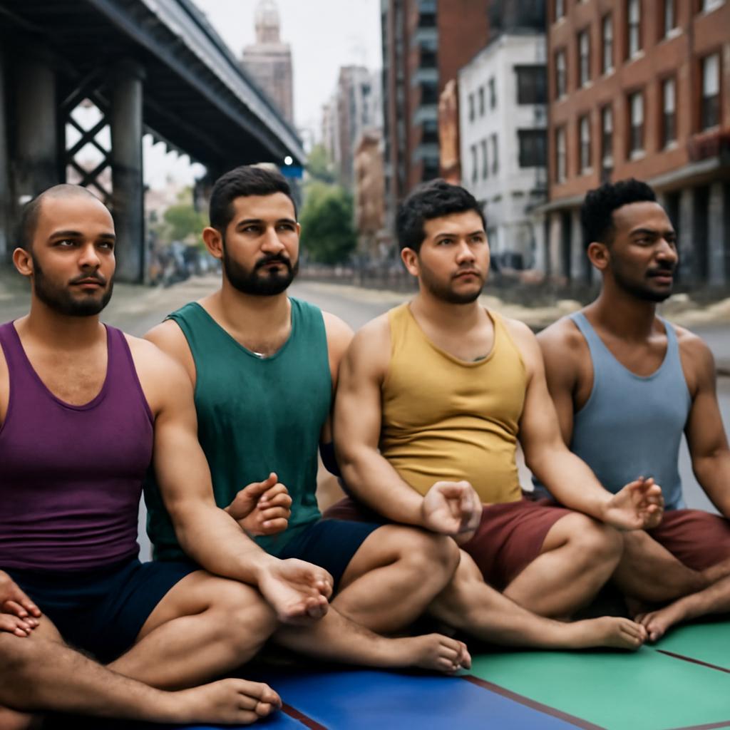 grupo de amizades para praticantes de yoga urbana