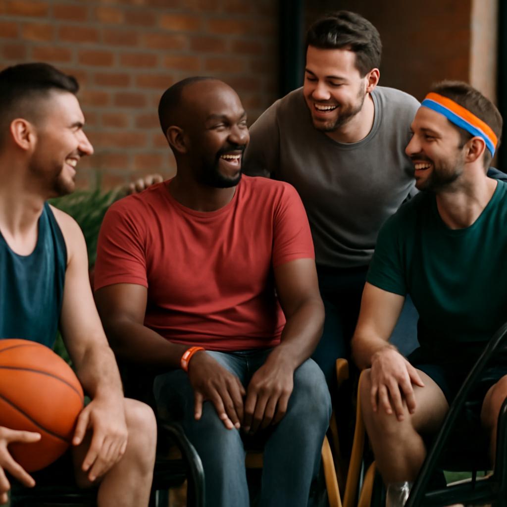 grupo para socializar entre praticantes de esportes adaptados