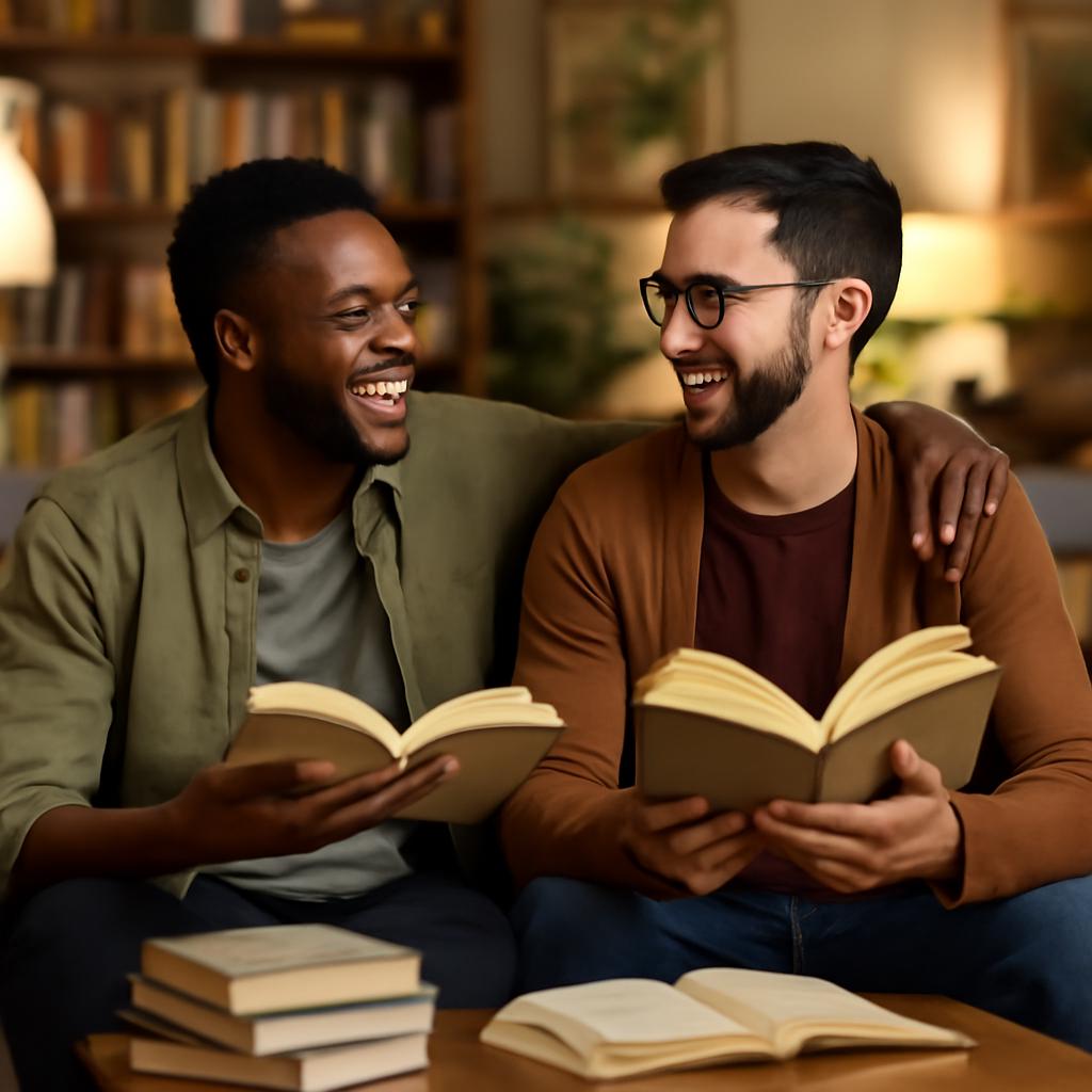 clube de leitura para construir amizade