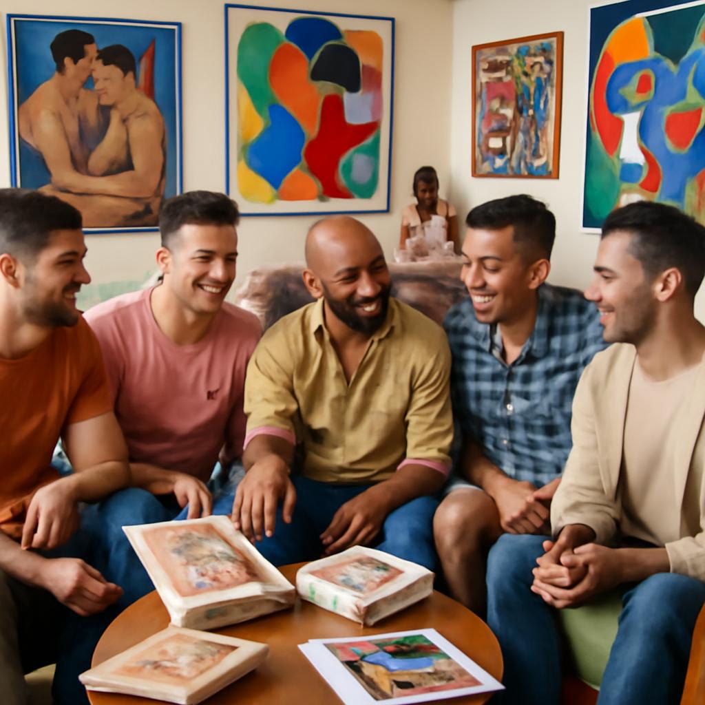 grupo para socializar amantes de arte contemporânea