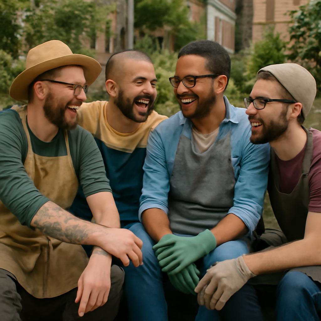 grupo para amizade entre jardineiros urbanos