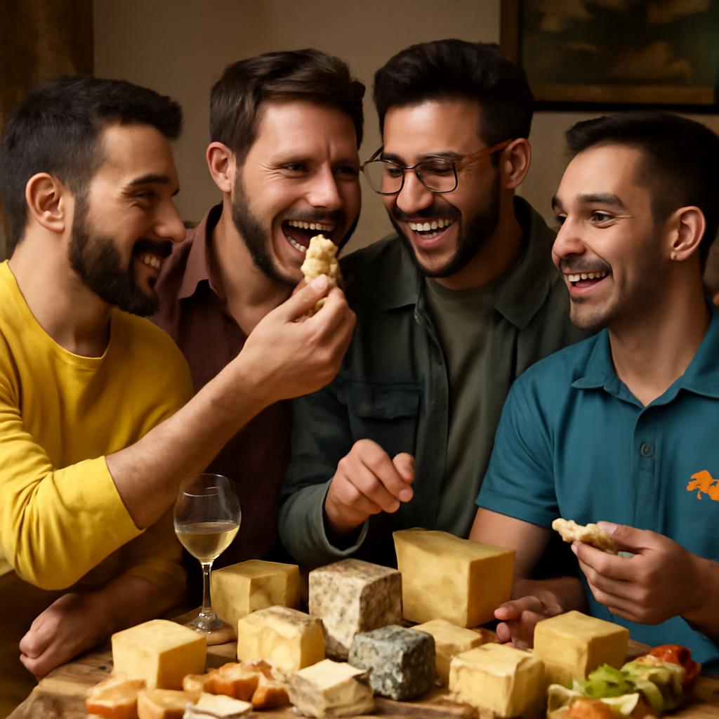 grupo para amizade de degustadores de queijos