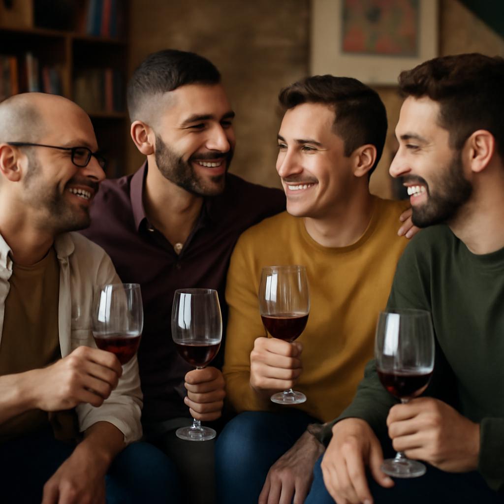 grupo para amizade entre degustadores de vinho