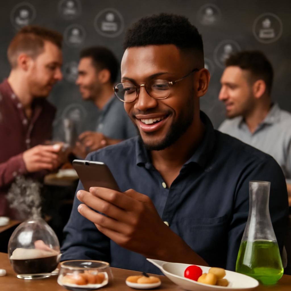 rede para socializar apaixonados por gastronomia molecular