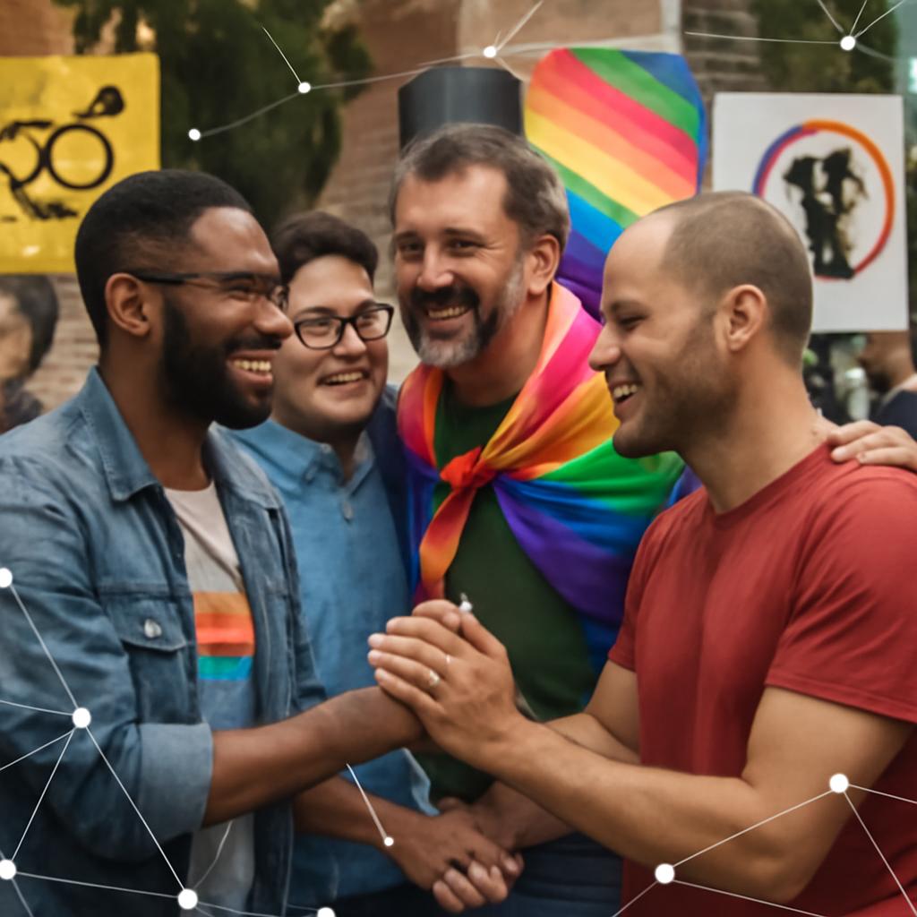 rede para amizade entre ativistas sociais