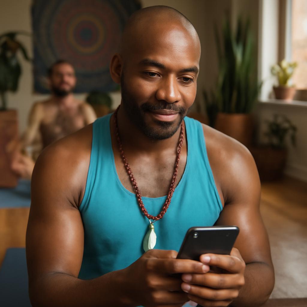aplicativo para socializar praticantes de yoga transcendental