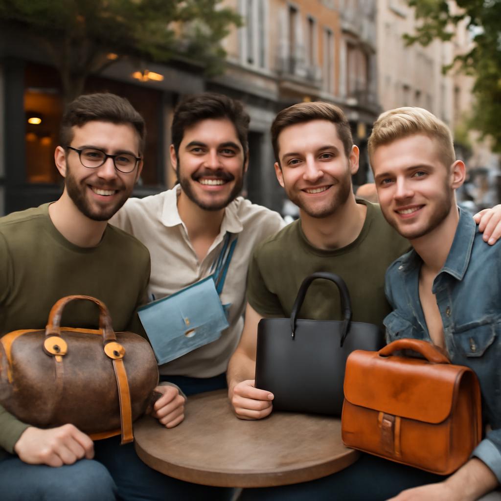 grupo para amizade entre designer de bolsas