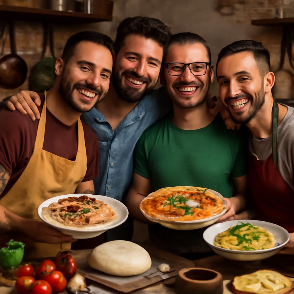 rede para amizade entre praticantes de culinária italiana
