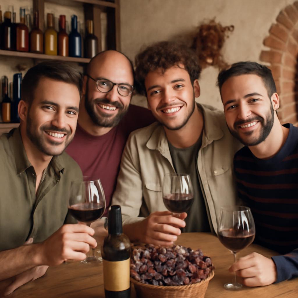 grupo para amizade entre apreciadores de vinhos artesanais