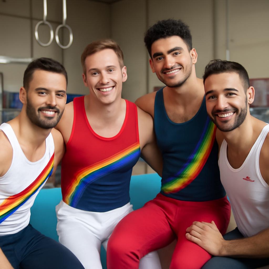grupo para amizade entre praticantes de ginástica artística
