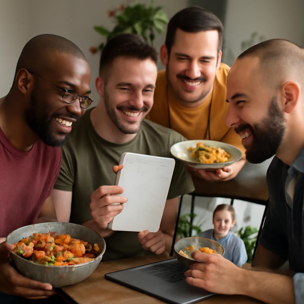 grupo virtual para troca de receitas