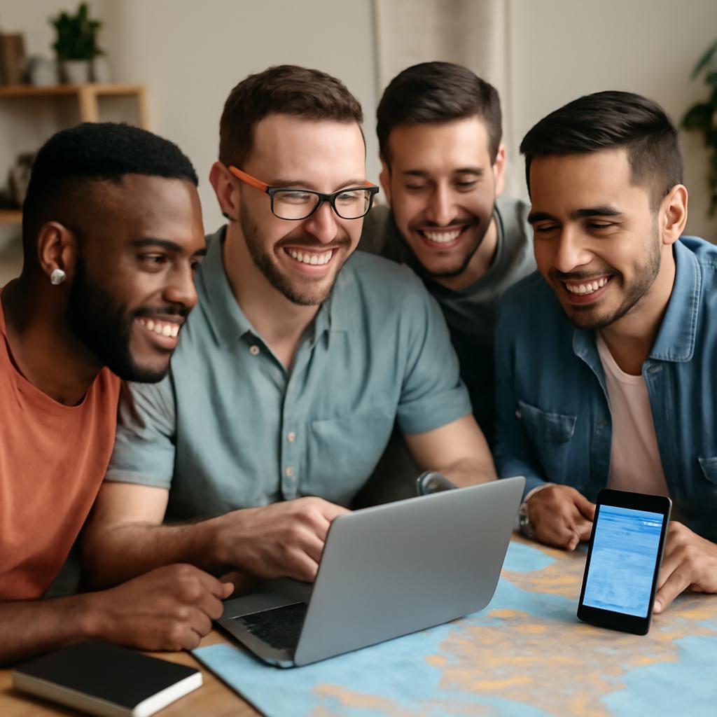 redes para organizar viagens em grupo