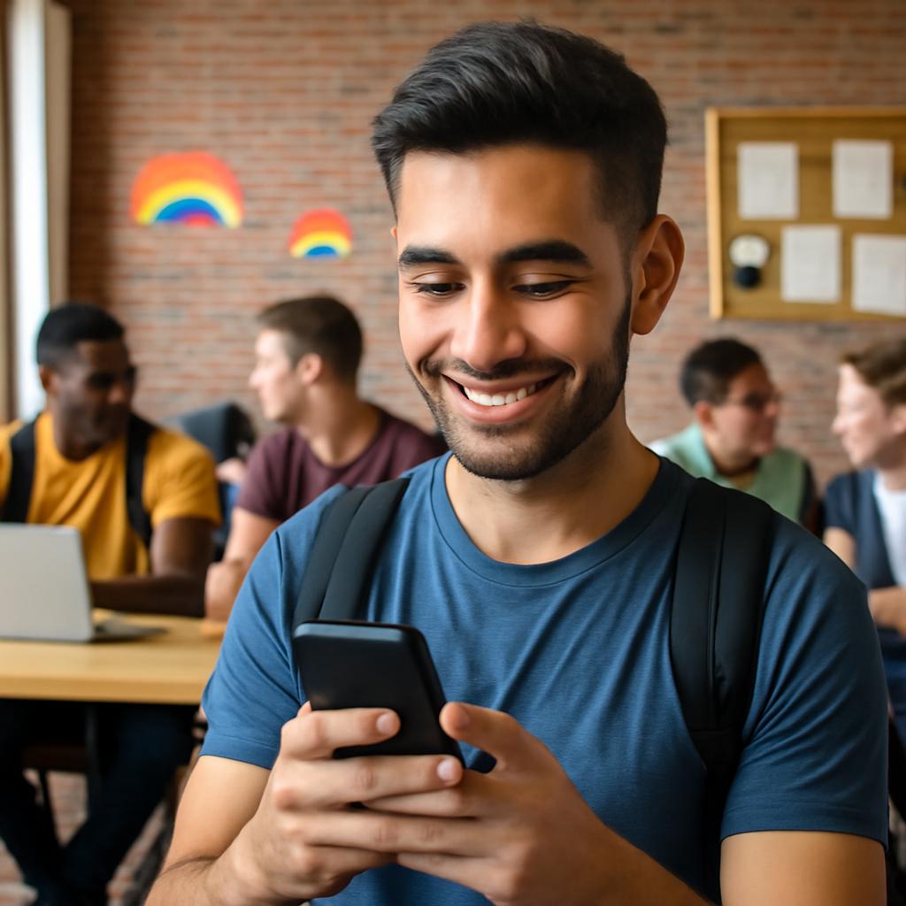 rede para jovens universitários
