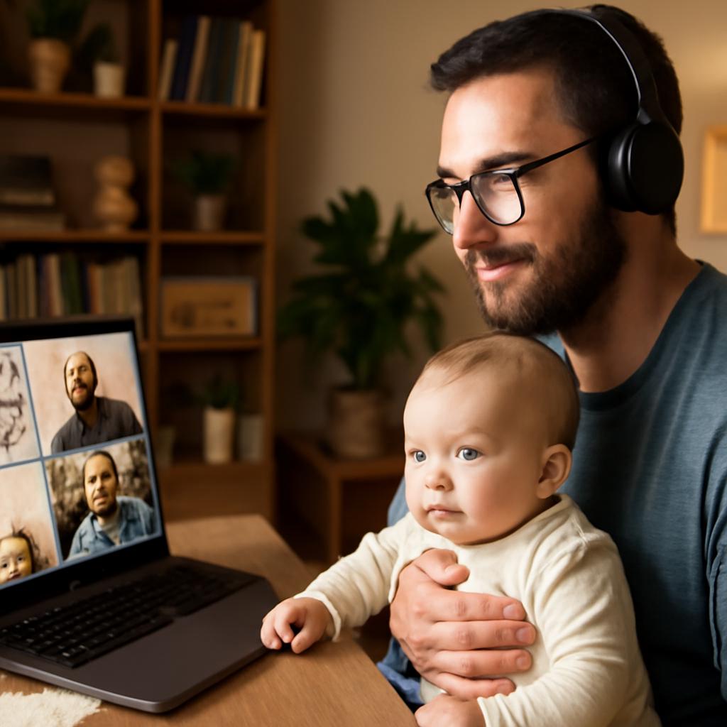 comunidade online para pais recente