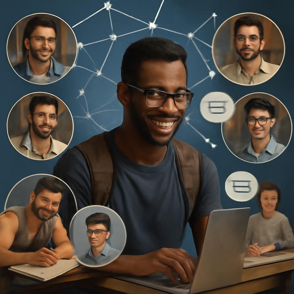 rede para troca de experiências acadêmicas