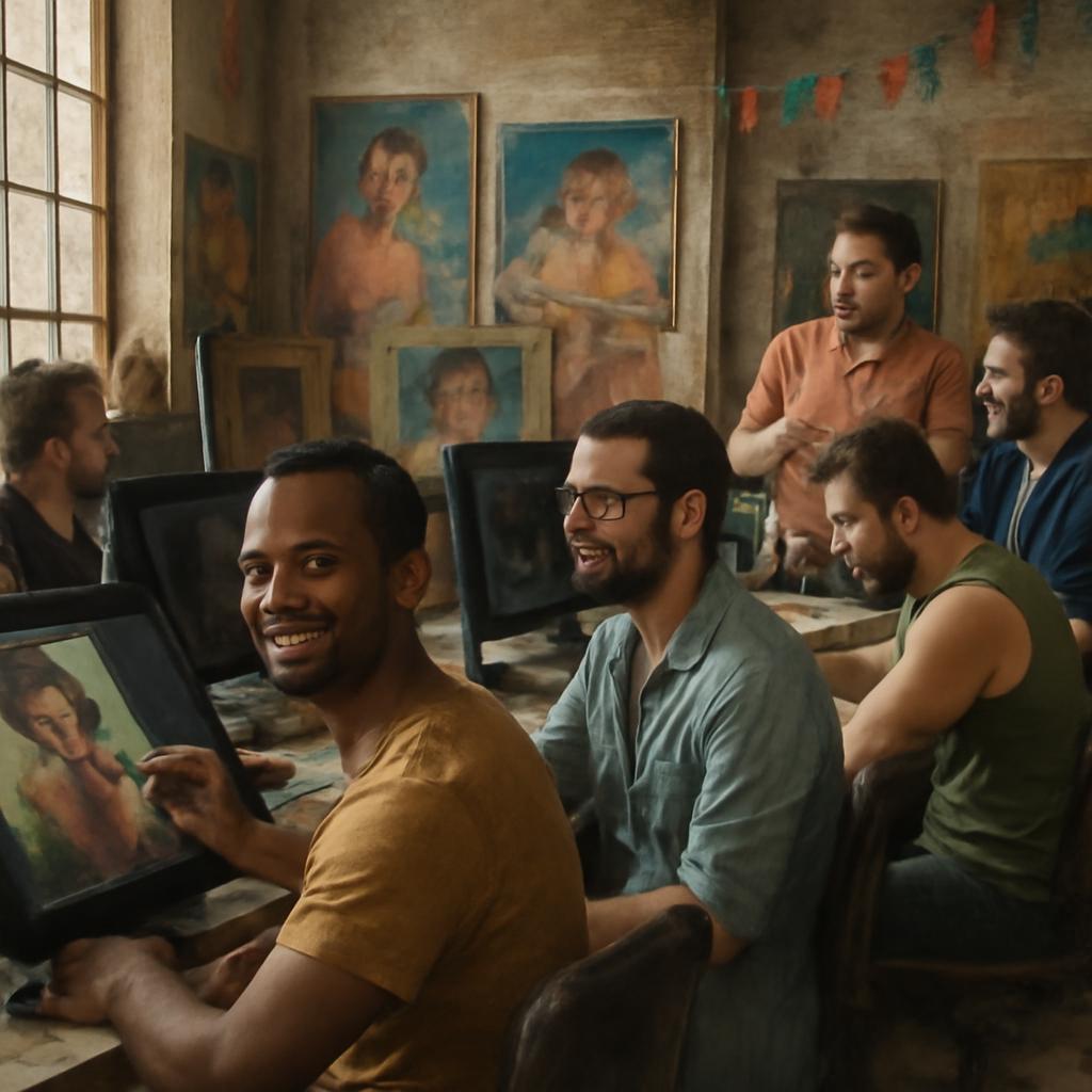 comunidade para artistas plásticos digitais