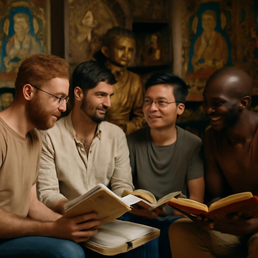 grupo de estudiosos de filosofia oriental