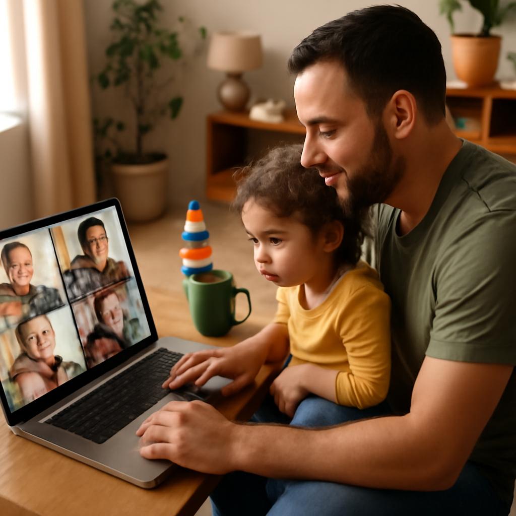 grupo virtual para família monoparental