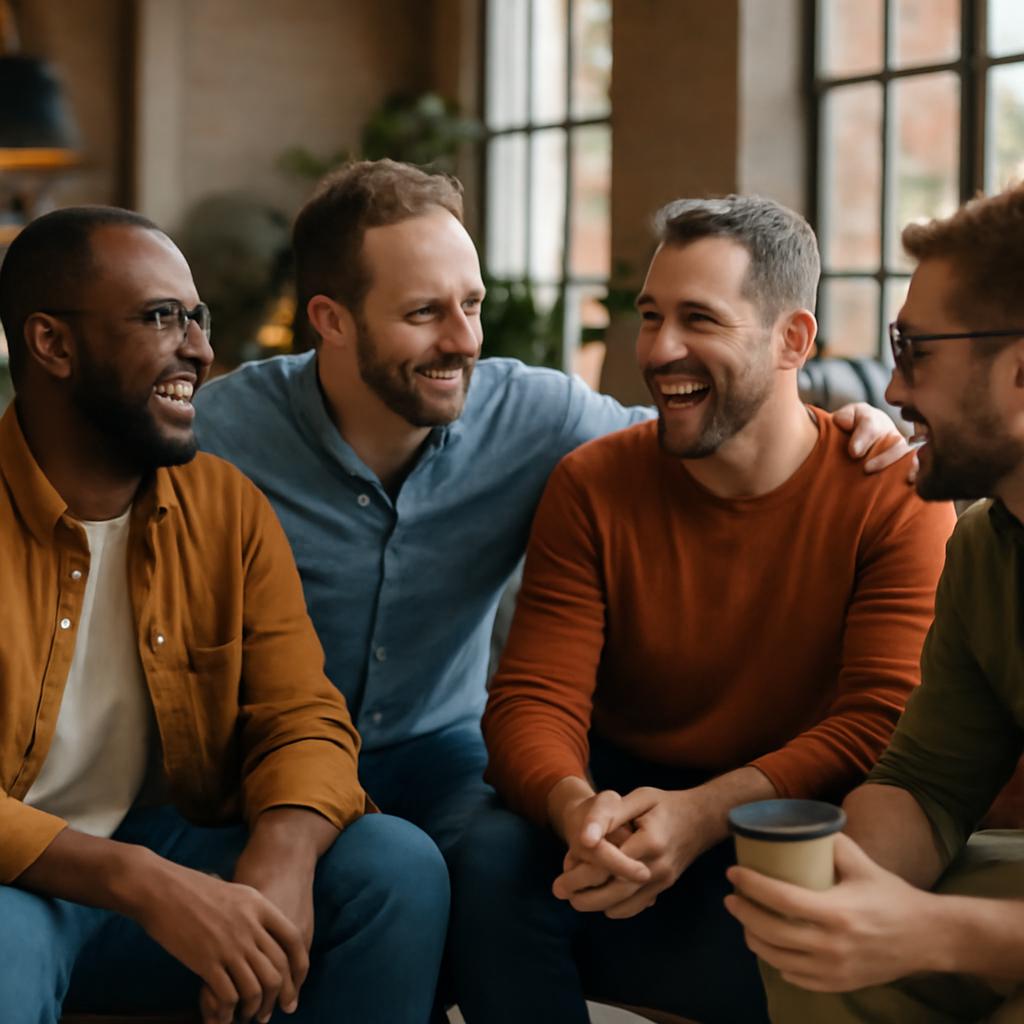 grupo para socialização em coworking