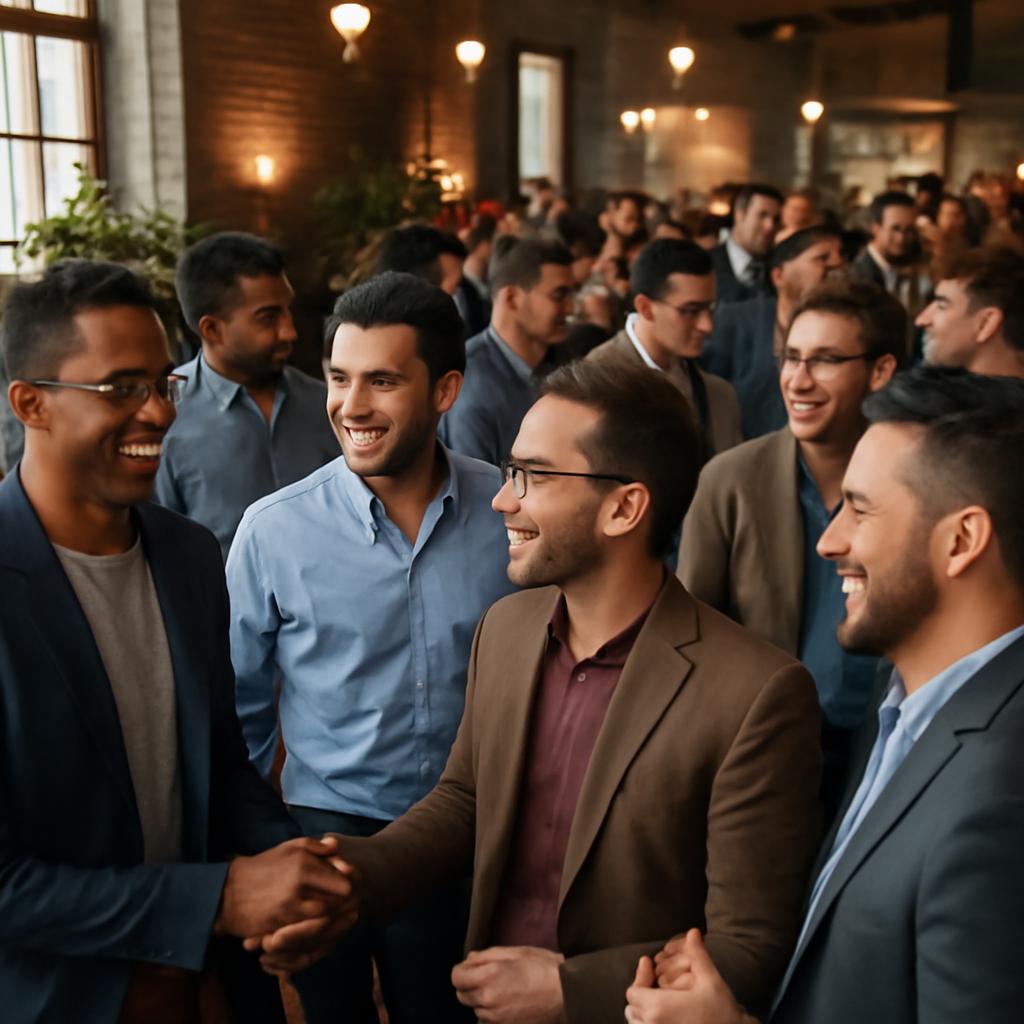 comunidade de networking de jovens profissionais