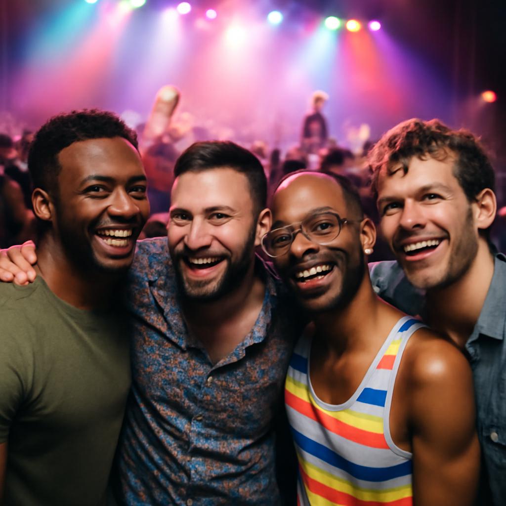 grupo para socializar em shows de música ao vivo