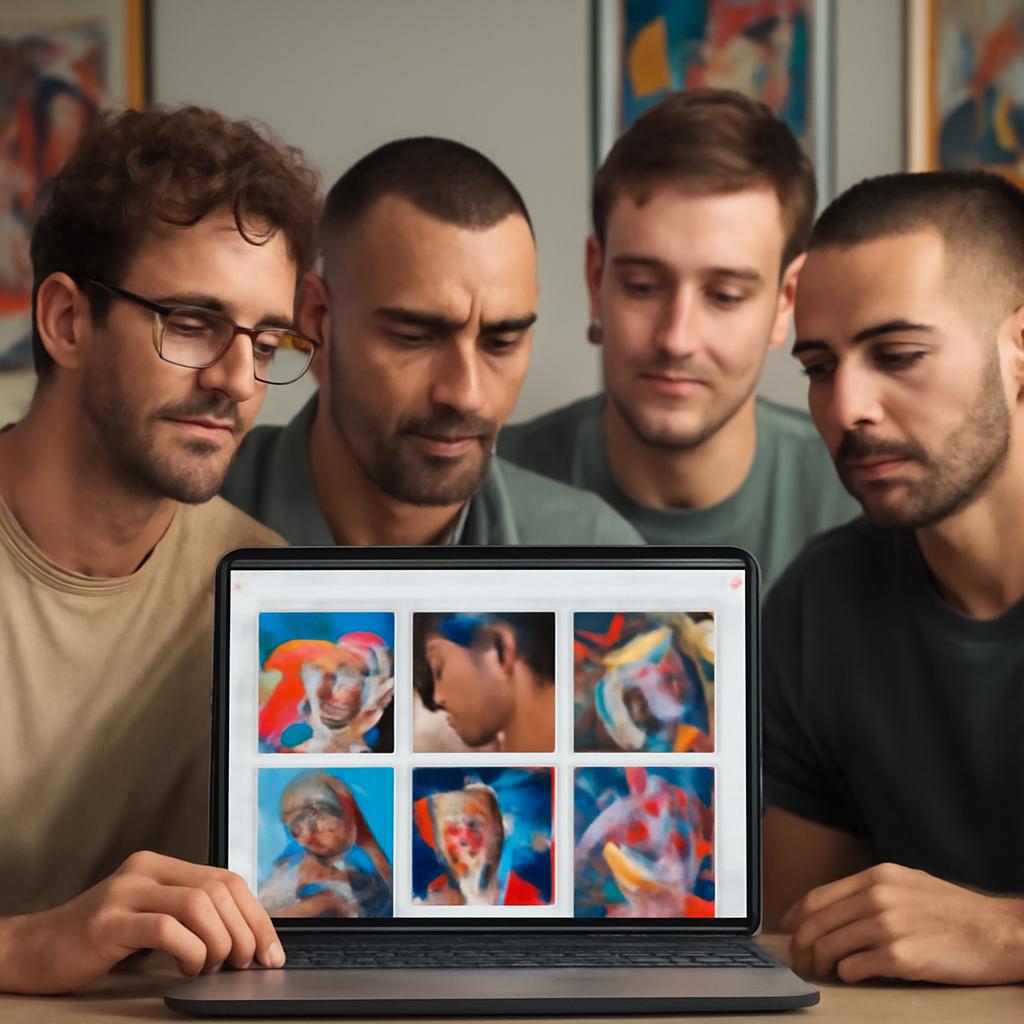 rede digital para amantes de arte contemporânea