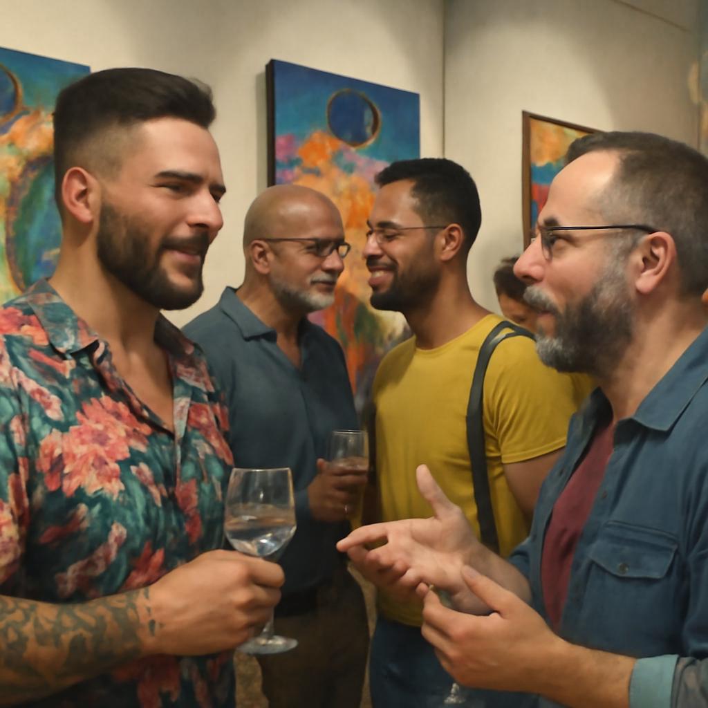 rede para socialização em eventos de artes plásticas
