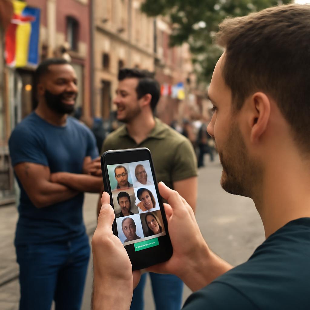 aplicativo para expandir círculo social em [CIDADE]