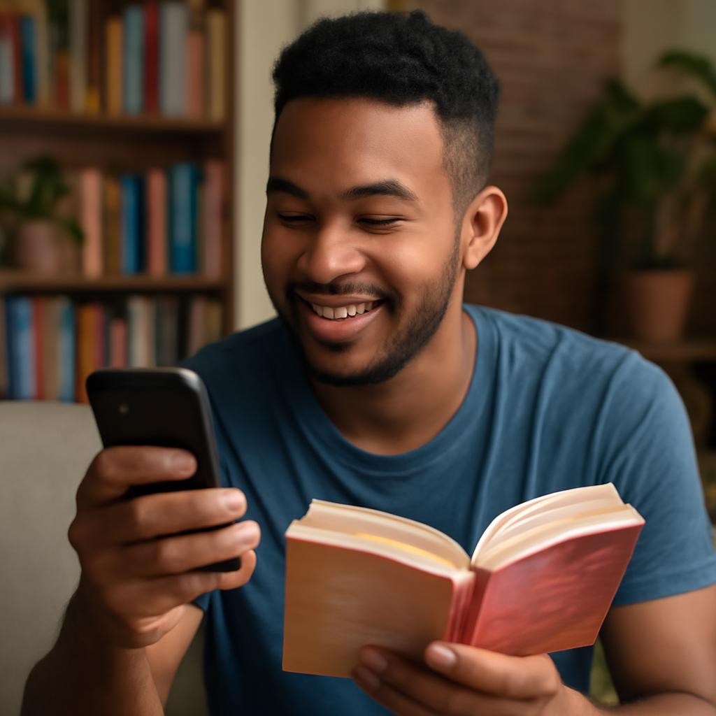 aplicativo para conversar sobre livros recentes