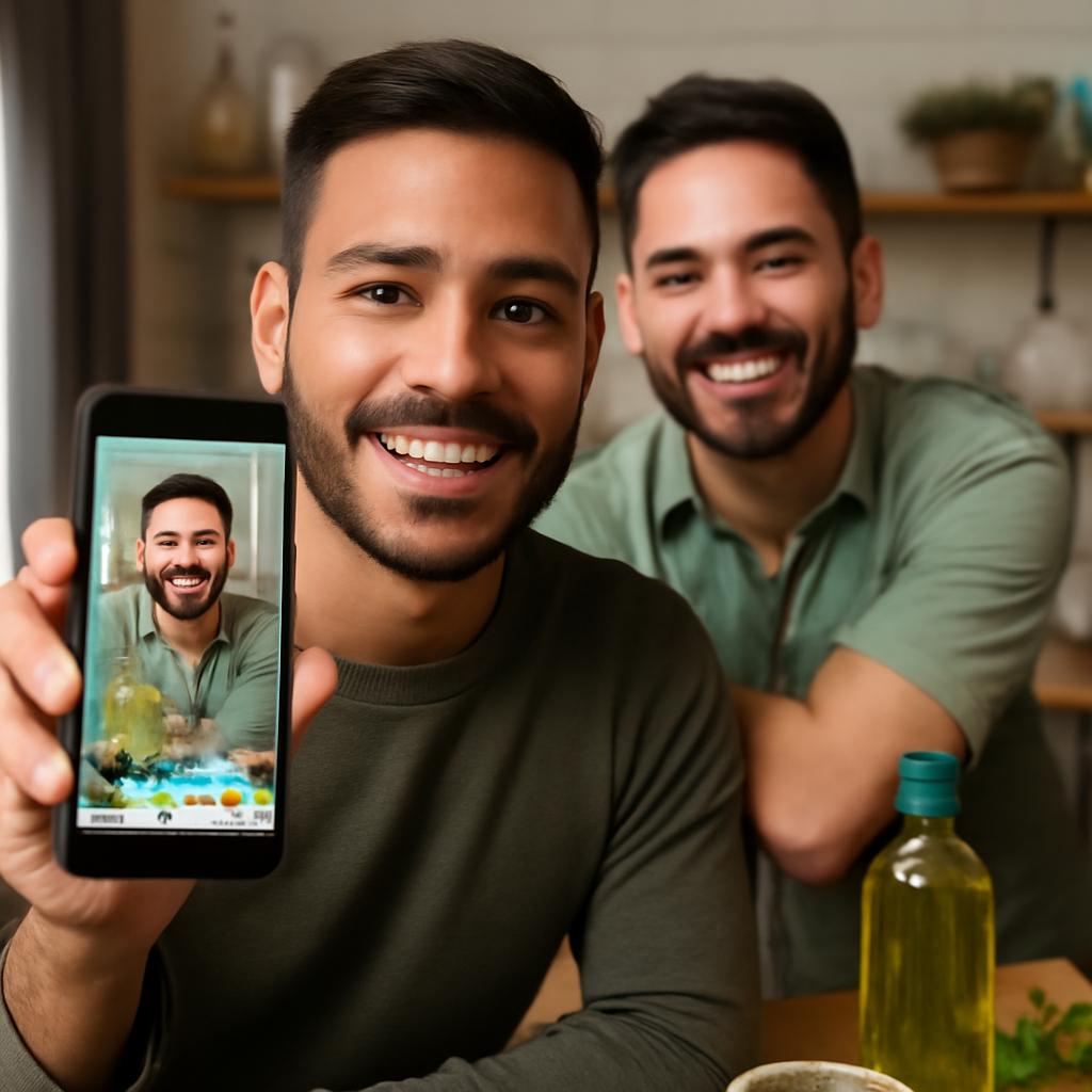 aplicativo para amizade entre apreciadores de azeite