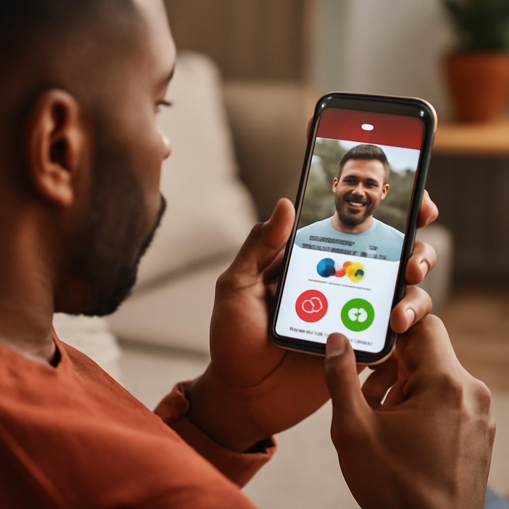 aplicativo para conexão romântica segura