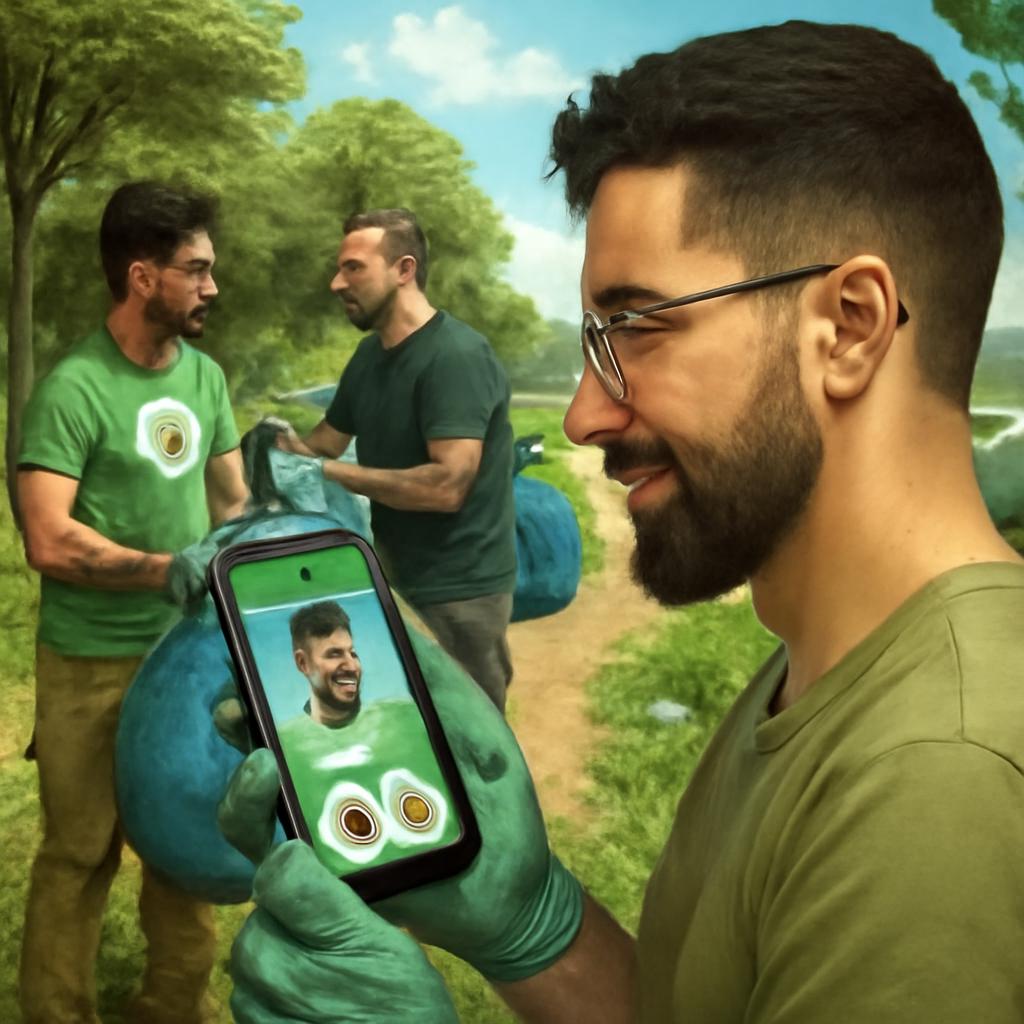 aplicativo para união de voluntários ecológicos
