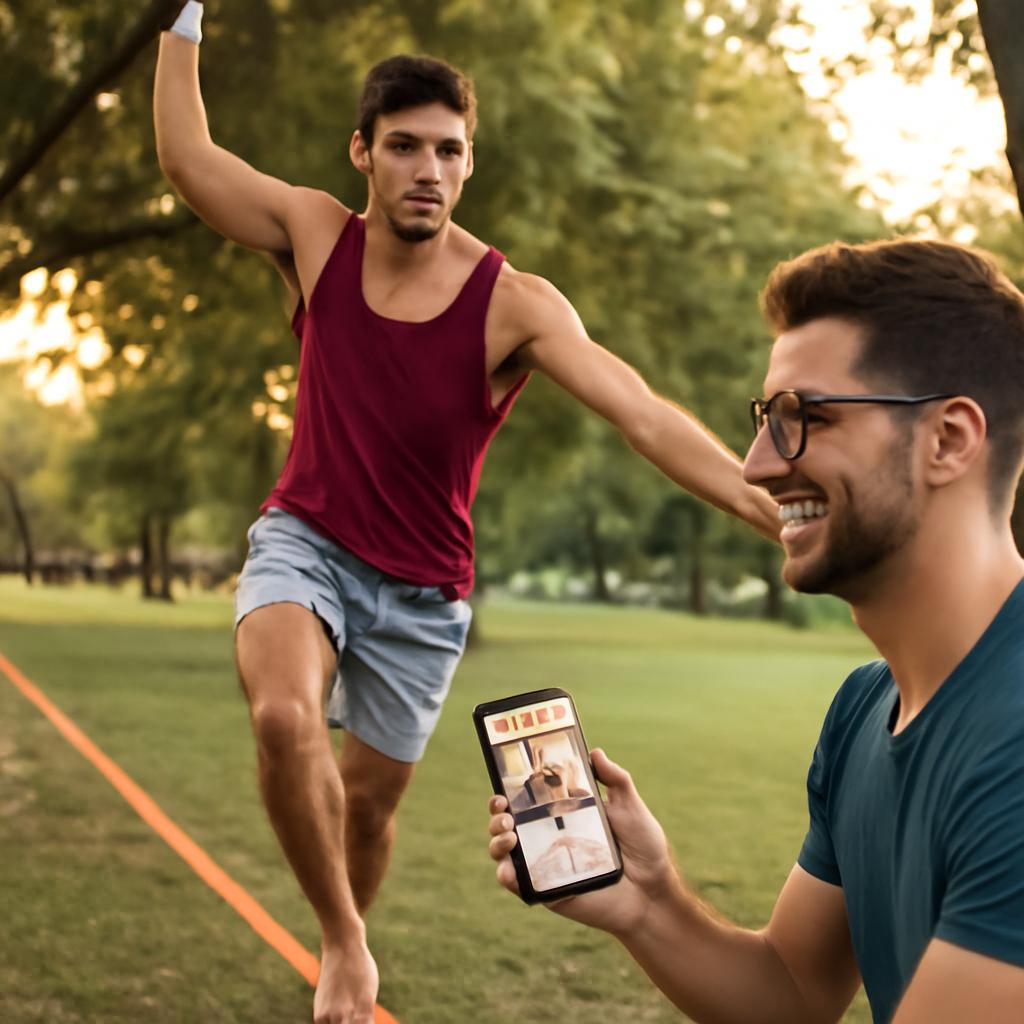 Aplicativo para prática de slackline entre jovens