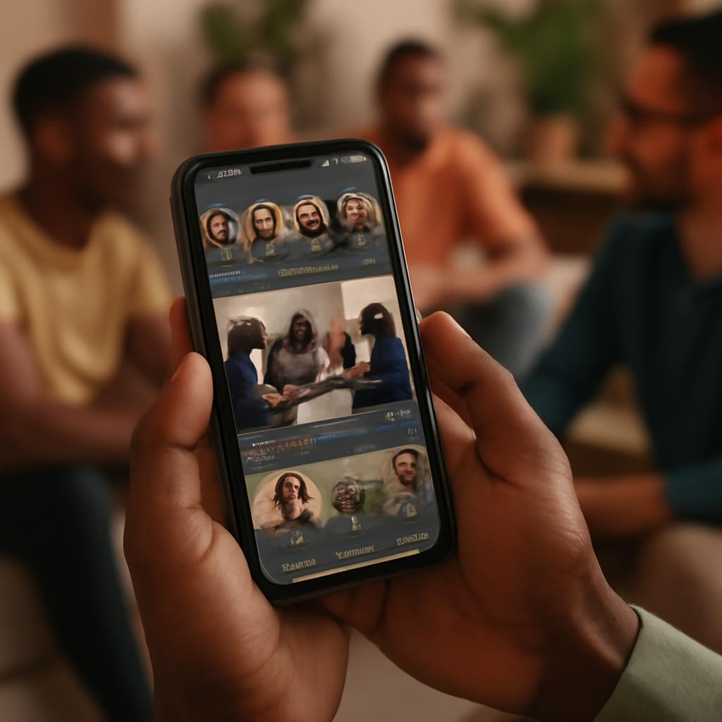 aplicativo para socializar em grupos de bem-estar digital