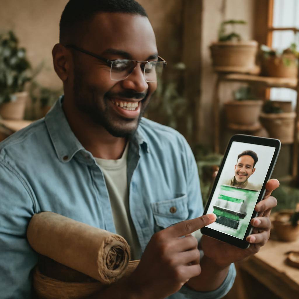 aplicativo para unir artesãos sustentáveis