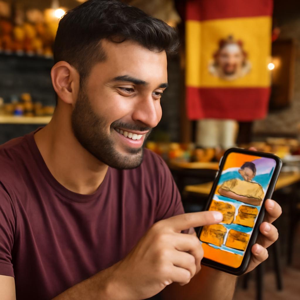 aplicativo para eventos de gastronomia espanhola