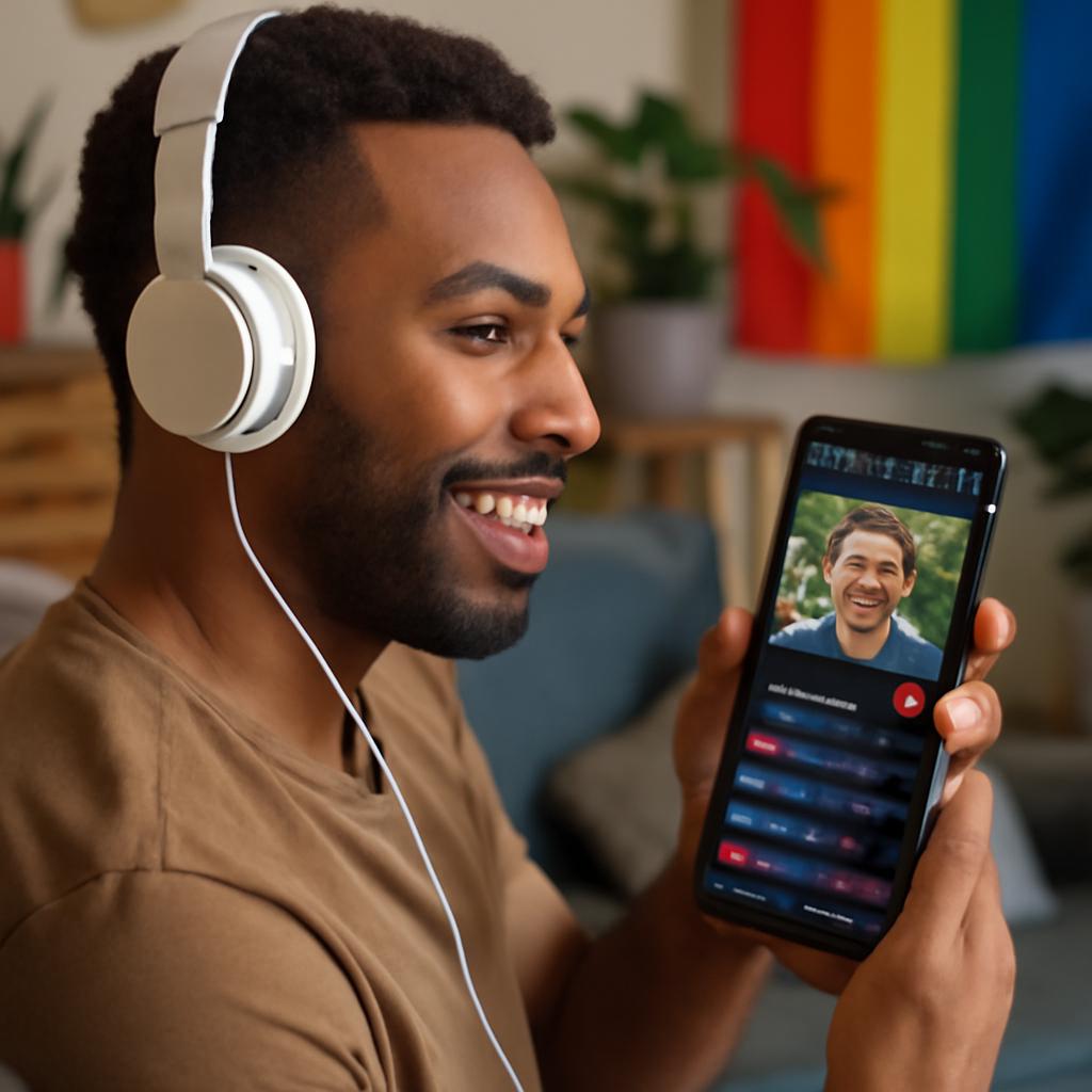 aplicativo para amizade por playlist musical