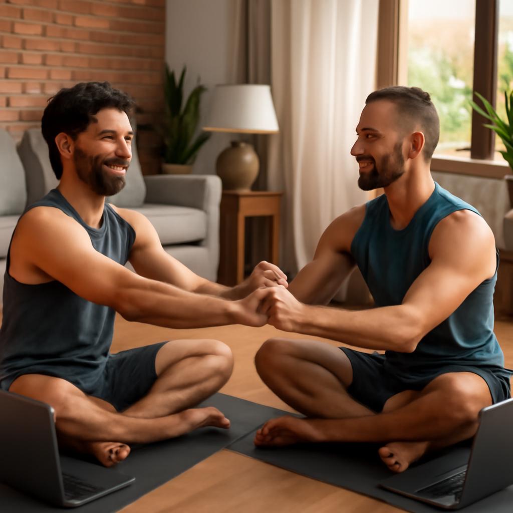 plataforma para amizades por prática de yoga
