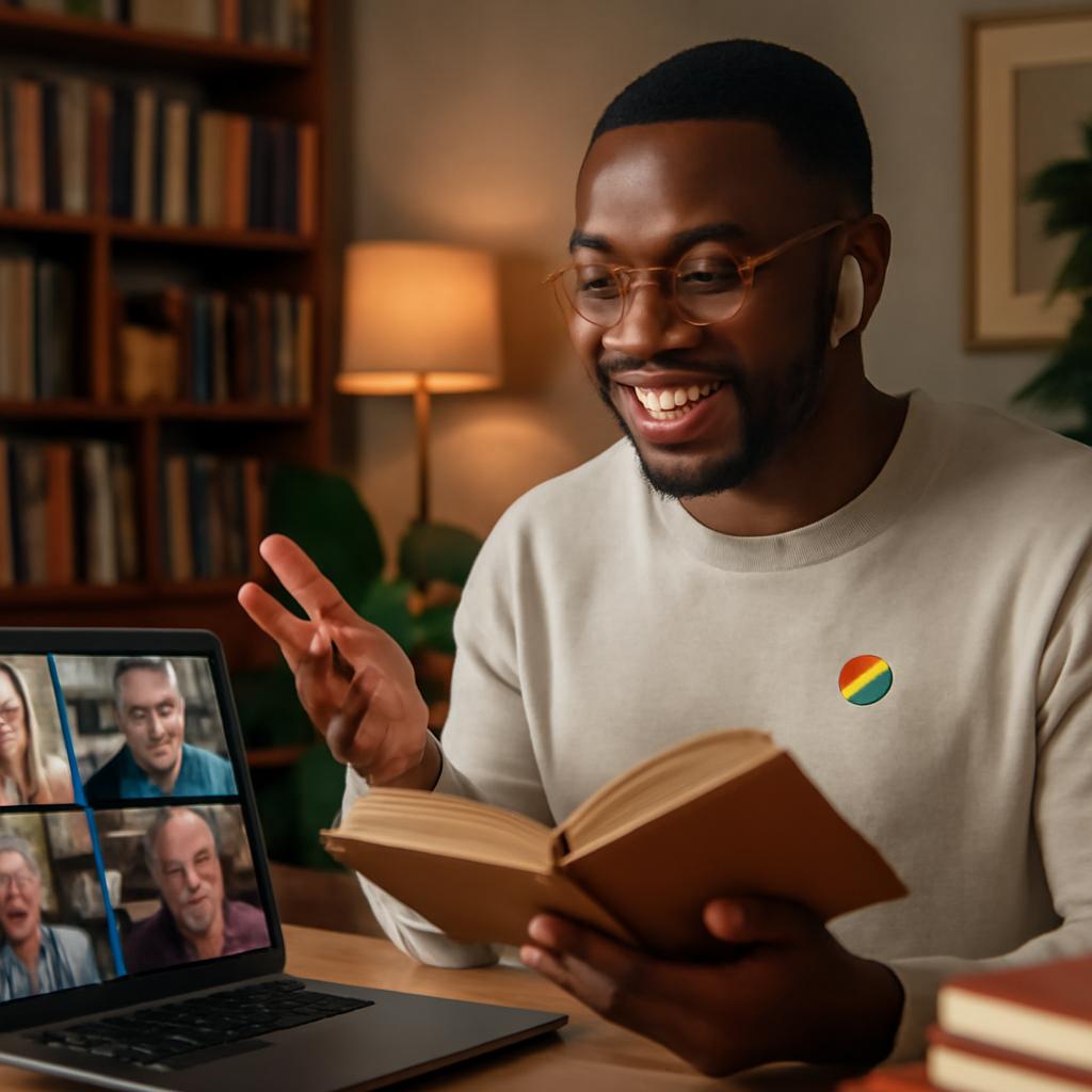 grupo online para debates literários em 2025