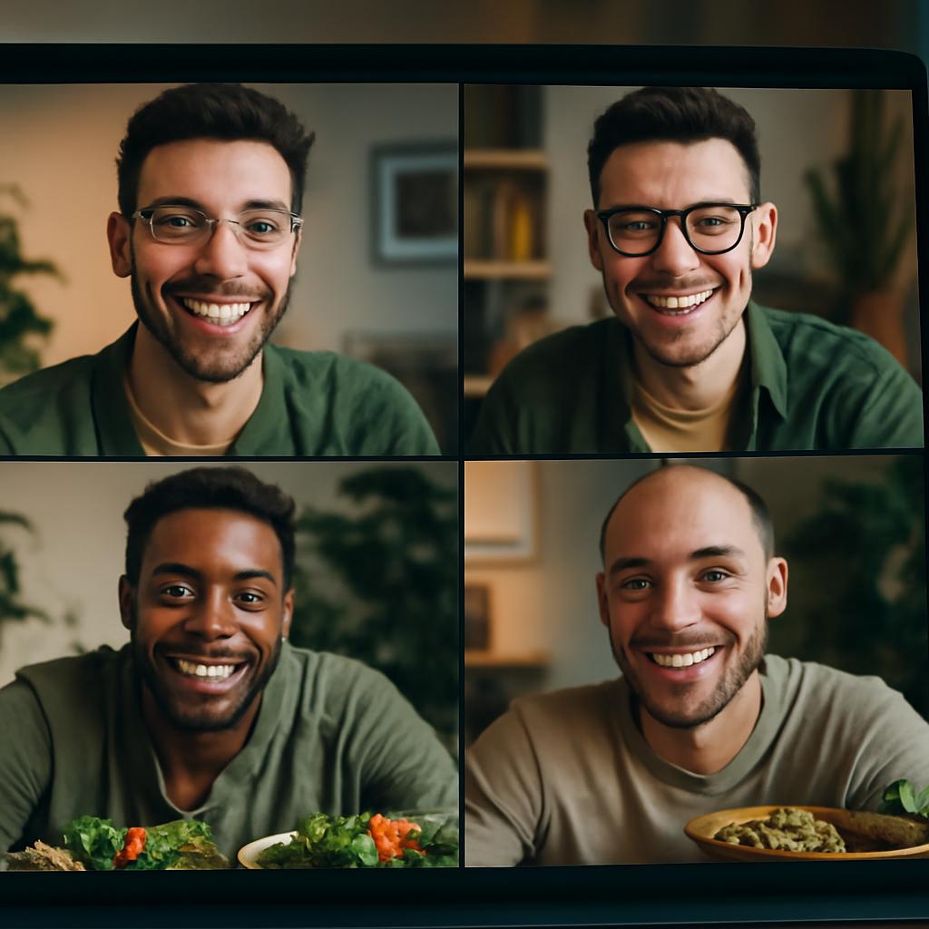 grupo online para socializar veganos flexíveis