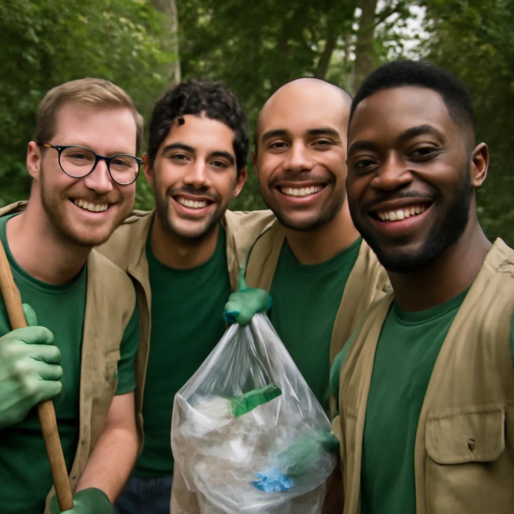 grupo digital para voluntários ecológicos