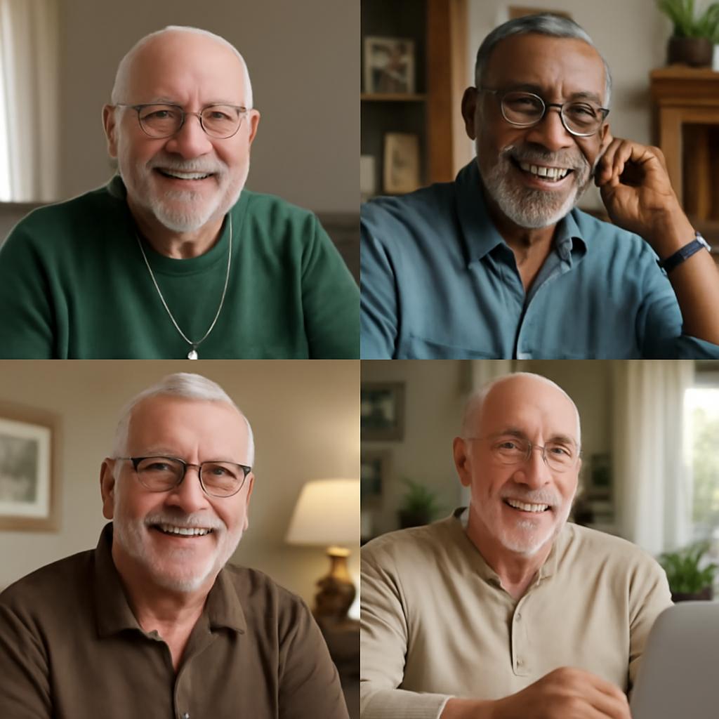 grupo online para socialização de aposentados