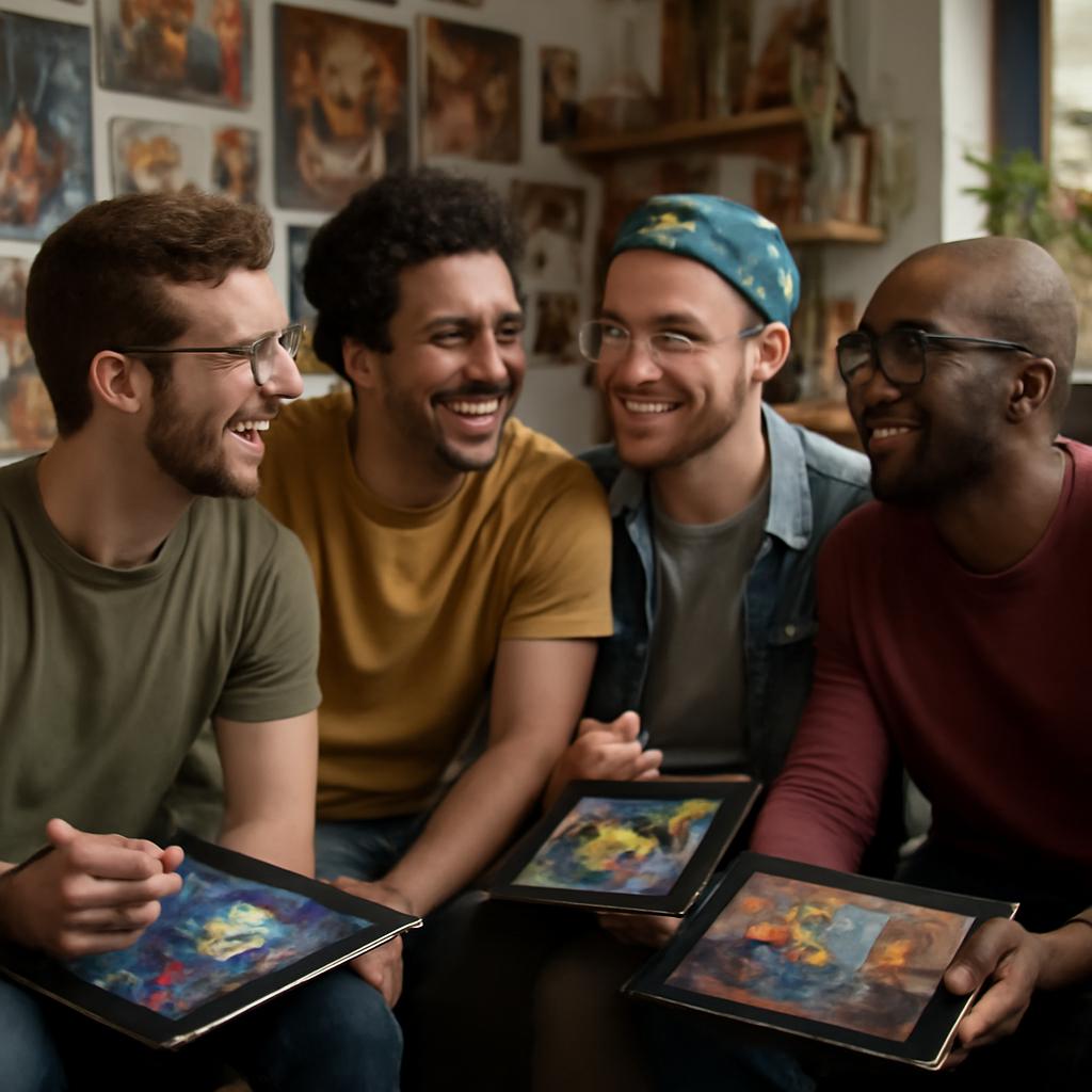 grupo para artistas digitais socializarem