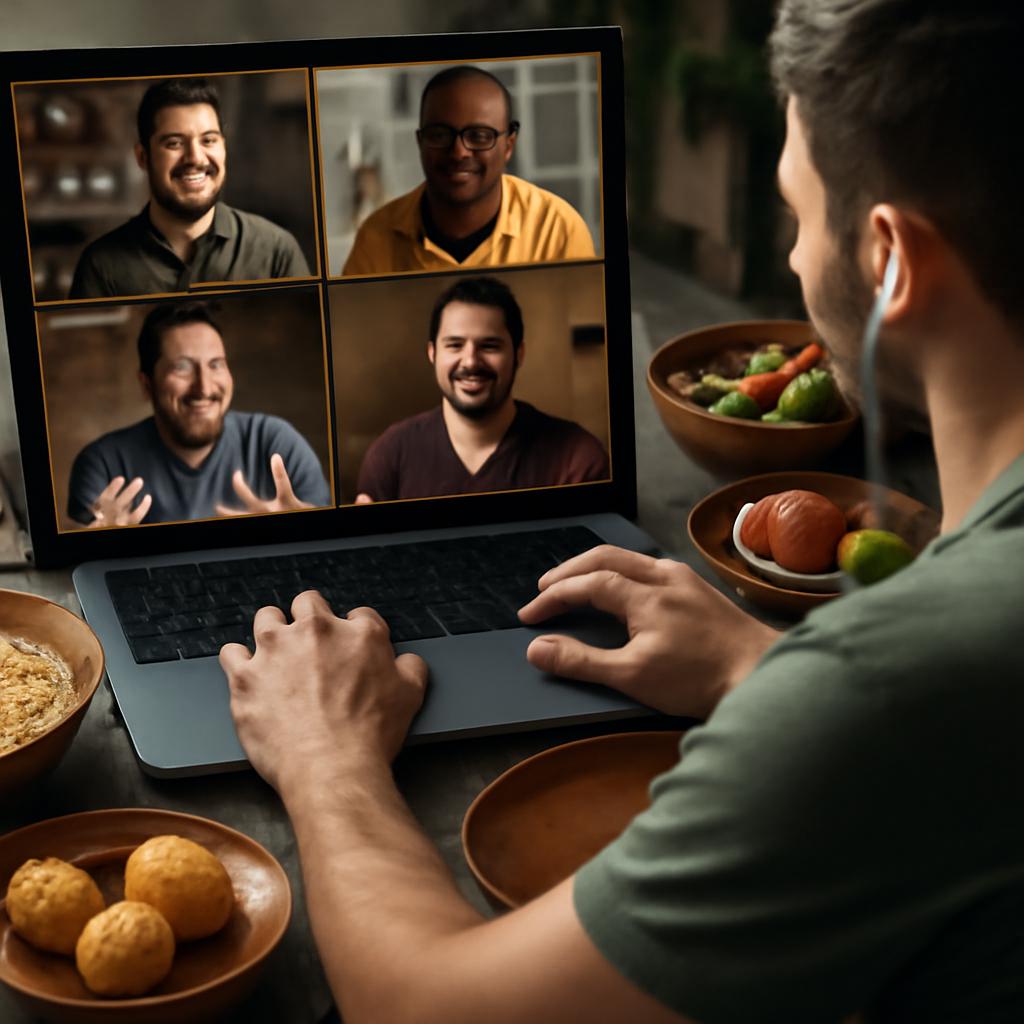 grupo virtual para debates sobre culinária regional