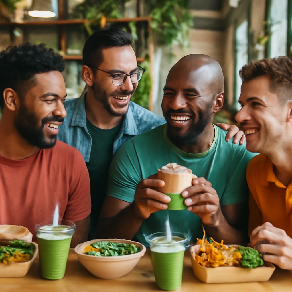grupo para socializar amantes de fast food saudável